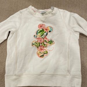 Floral Mickey sweatshirt